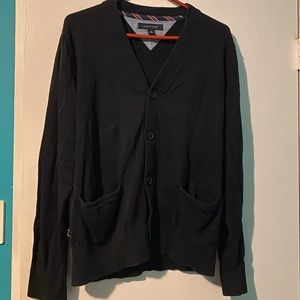 tommy hilfiger button down cardigan with pockets